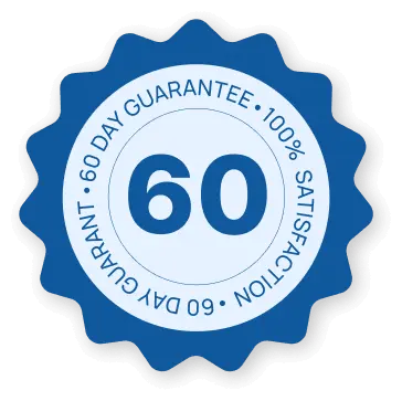 VitaReset 60 day money back guarantee badge
